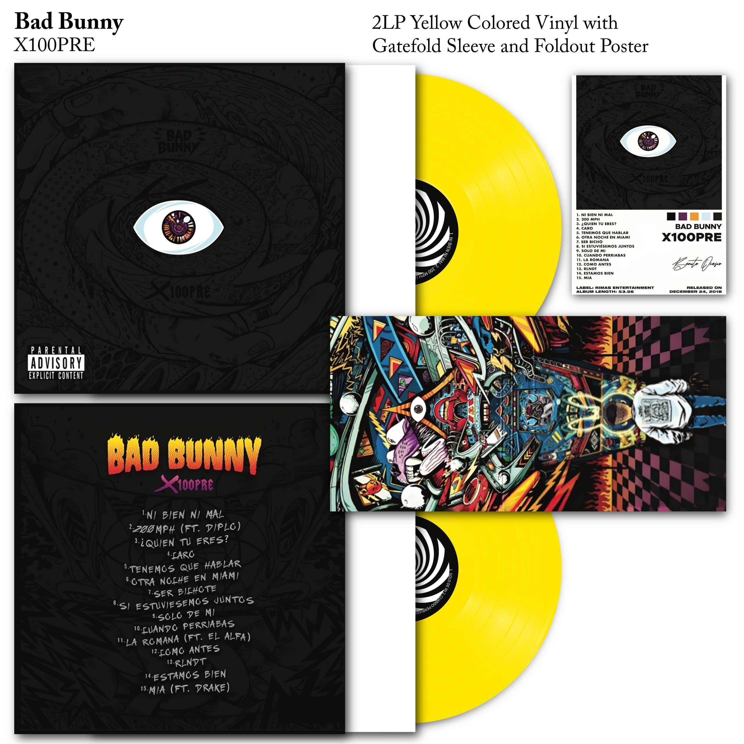 Bad Bunny - X100PRE (Colored Vinyl) – Rollin' Records