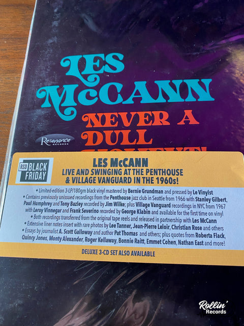 Les McCann - Never A Dull Moment! Live From Coast To Coast 1966-1967 (RSDBF 23 Vinyl)