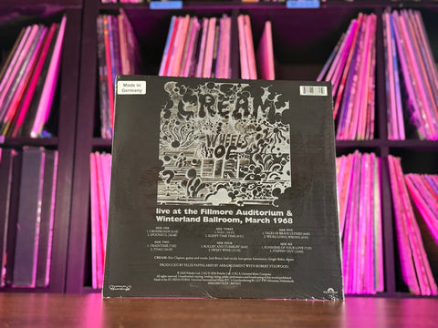 Cream - Wheels Of Fire: Live At The Fillmore & Winterland (RSD Exclusive 3LP Vinyl) (RSD26)(LIMIT OF 1)