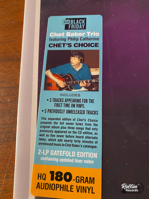 Chet Baker Trio -Chet's Choice (RSDBF23 Exclusive Vinyl)