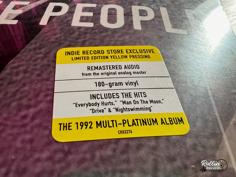 R.E.M. - Automatic For The People (Yellow Vinyl)