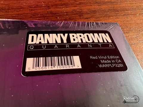 Danny Brown - Quaranta (Red Vinyl)