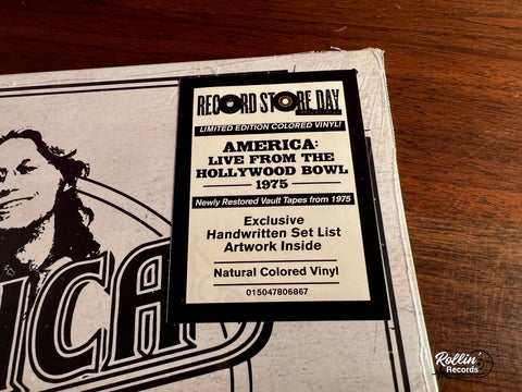 America - Live From The Hollywood Bowl 1975 (RSD24 Color Vinyl) (LIMIT OF 1)