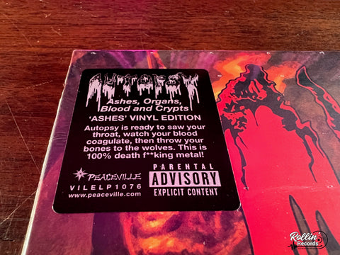 Autopsy - Ashes Organs Blood & Crypts