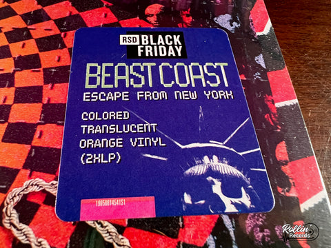 Beast Coast - Escape From New York (RSDBF 23 Orange Vinyl)