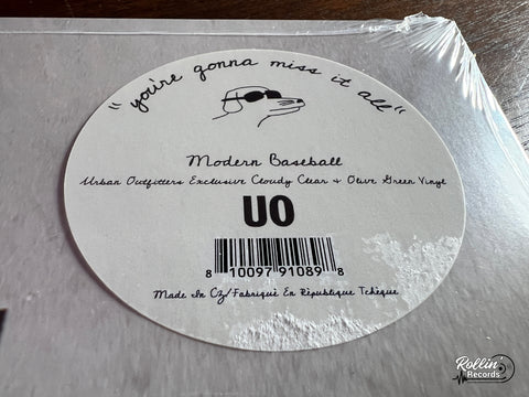 Modern Baseball - You're Gonna Miss It All (Cloudy Clear / Olive Green Split Vinyl)