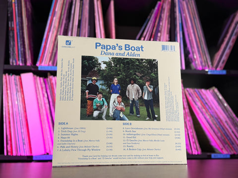 Dana & Alden - Papa's Boat (Blue Eco Vinyl)