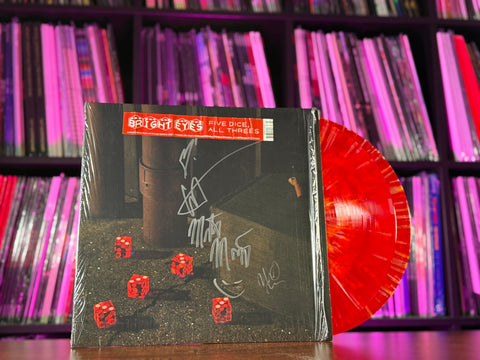 Bright Eyes - Five Dice, All Threes (Red & Orange Vinyl) (Signed)