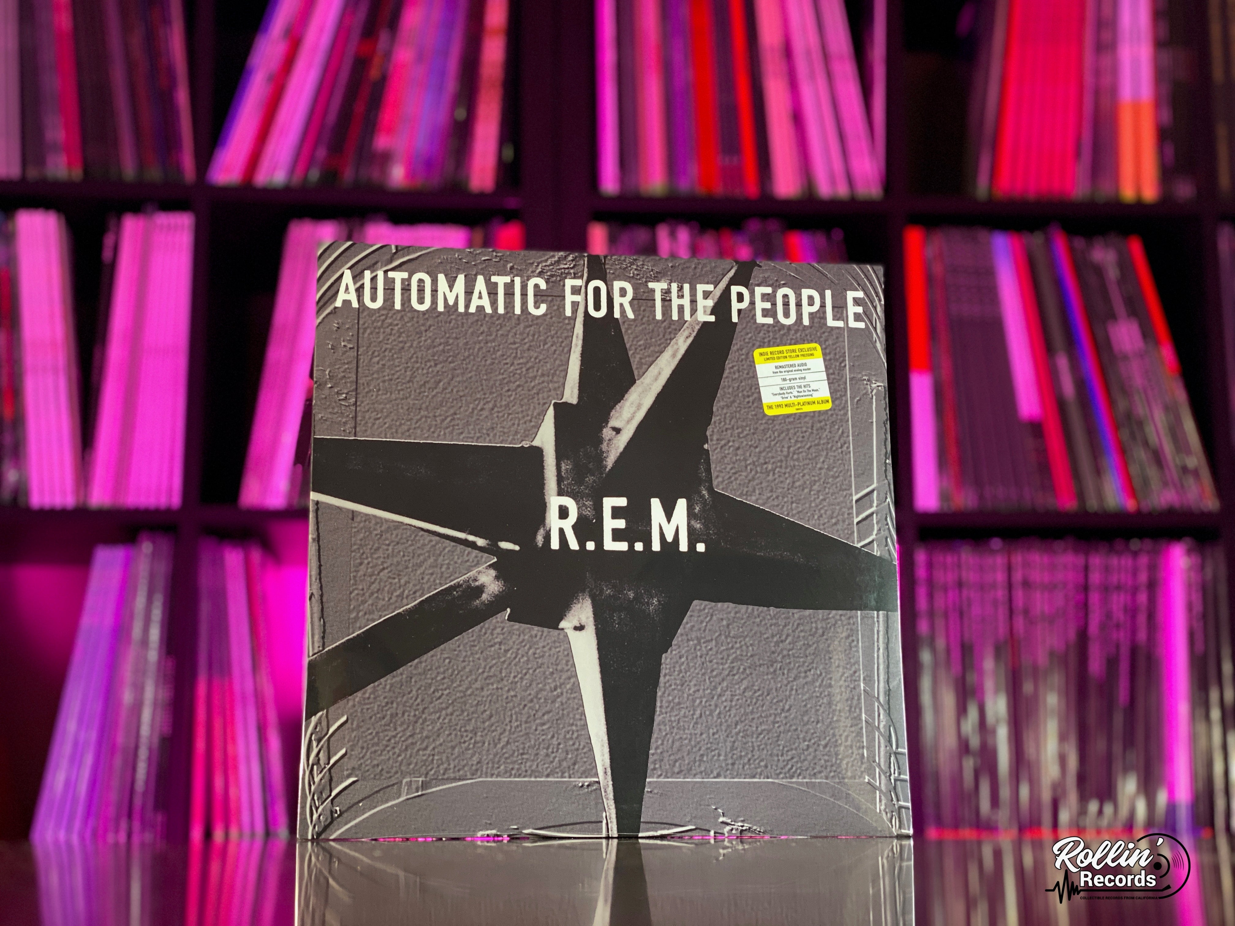 R.E.M. - Automatic For The People (Yellow Vinyl) – Rollin' Records