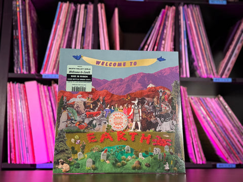 Death Valley Girls - Welcome To Earth (Clear & Teal Vinyl)