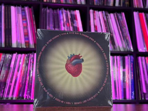 Jack Off Jill - Clear Hearts Grey Flowers (Colored Vinyl)