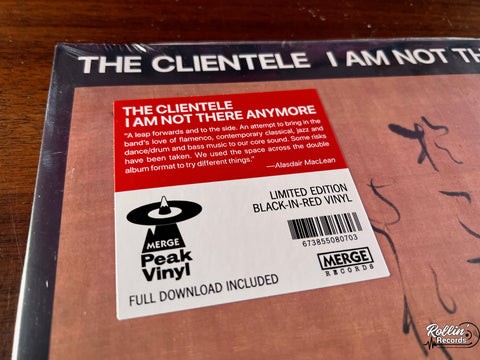 The Clientele - I Am Not There Anymore (Black-In-Red Vinyl)