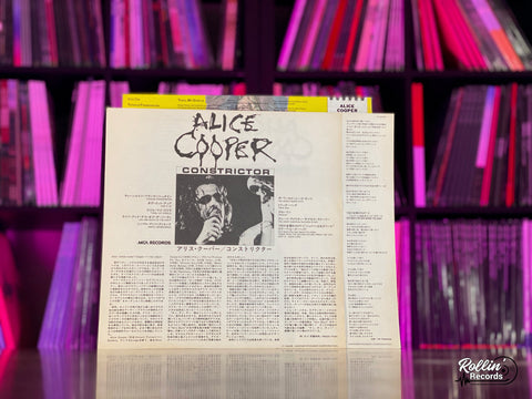 Alice Cooper - Constrictor P-13405 Promo Japan OBI