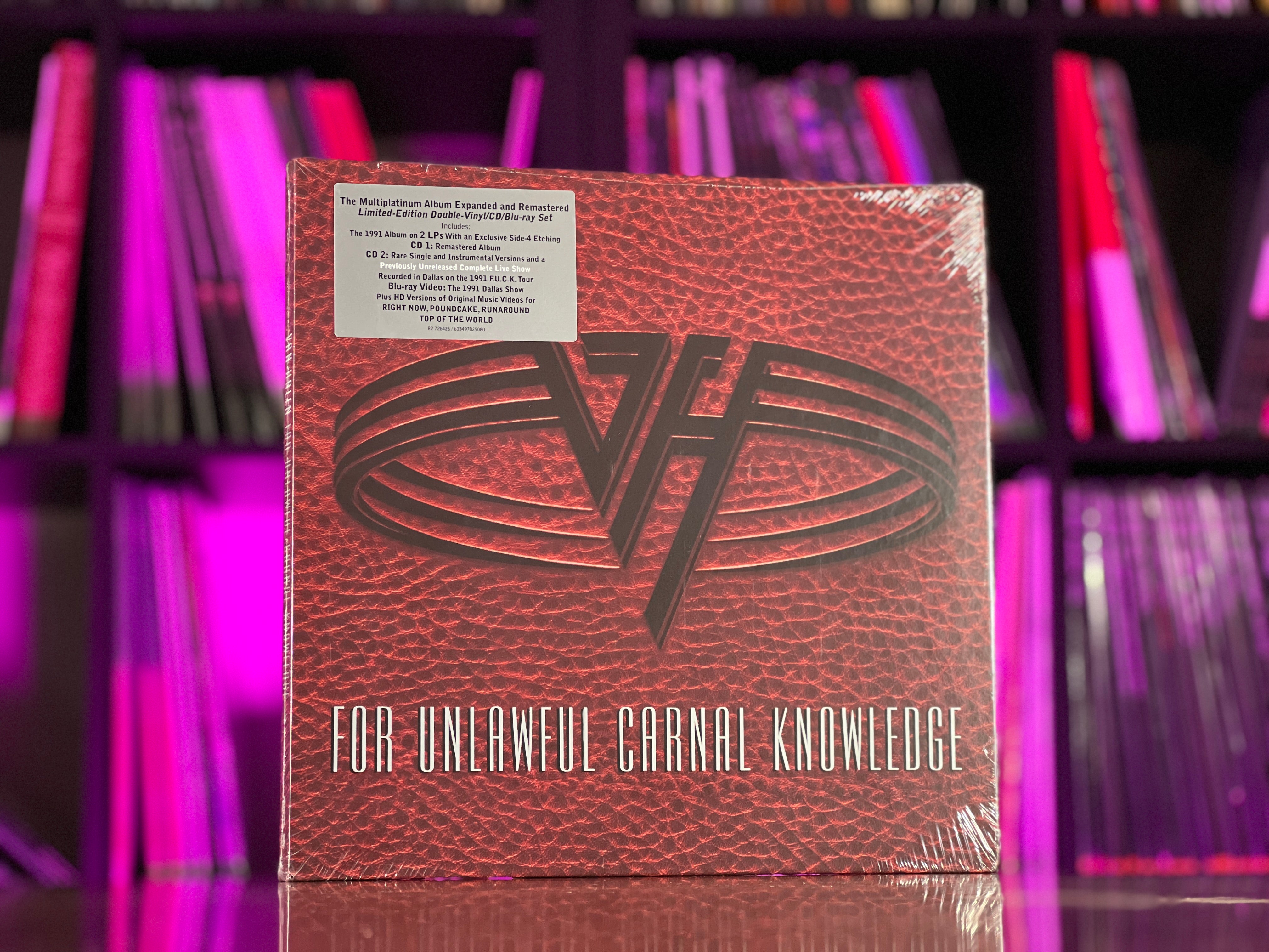 VAN HALEN/FOR UNCARNAL outlet KNOWLEDGE/VINYL