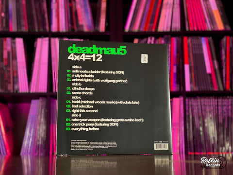 Deadmau5 - 4x4=12 (Transparent Green Vinyl)