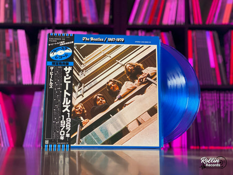 The Beatles - 1967-1970 EAS-50023-24 Japan OBI Blue Vinyl