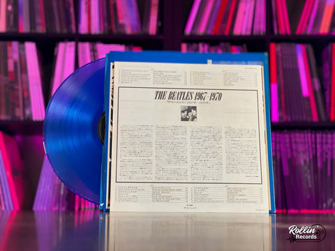 The Beatles - 1967-1970 EAS-50023-24 Japan OBI Blue Vinyl