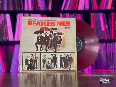 The Beatles - Beatles No. 5 OR 7103 Japan Red Vinyl