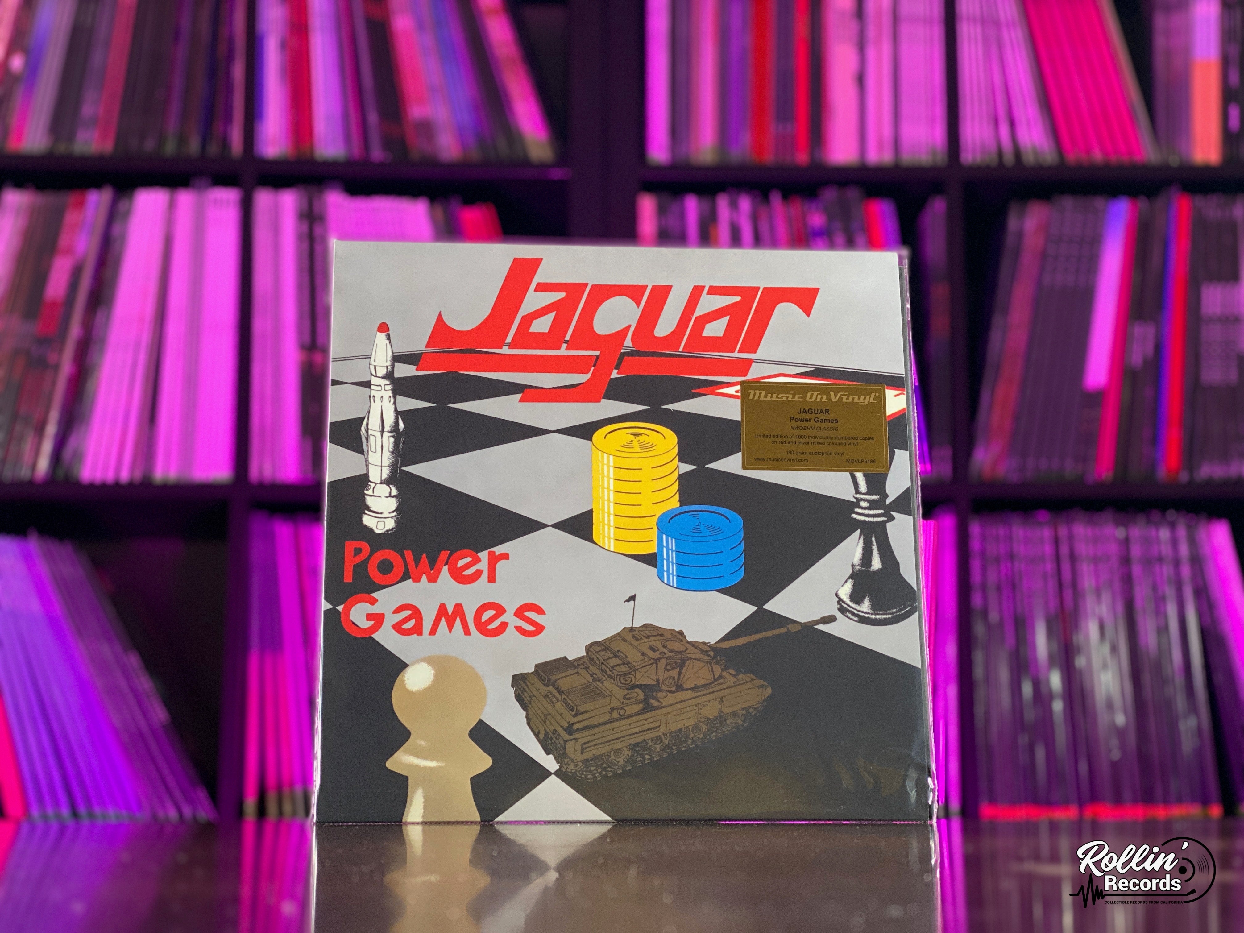 Jaguar - Power Games (Music On Vinyl) (Red & Silver Marbled Vinyl)