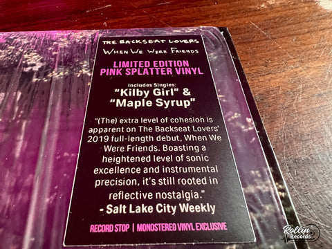 The Backseat Lovers - When We Were Friends (Hot Pink Splatter)