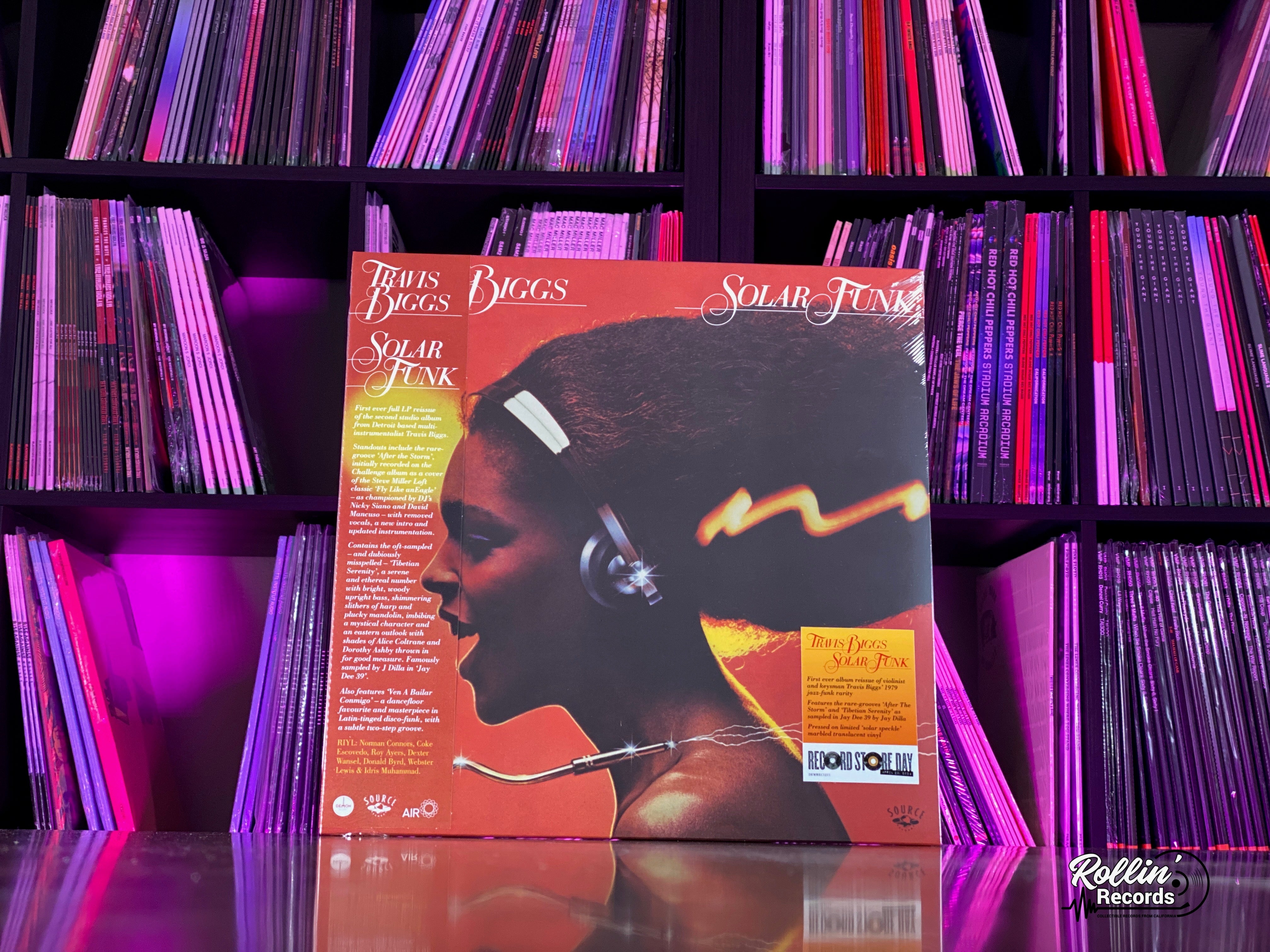 Travis Biggs Solar Funk (RSD24 Color Vinyl) (LIMIT OF 1) Rollin' Records