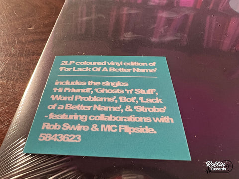 Deadmau5 - For Lack of a Better Name (Transparent Turquoise Vinyl)