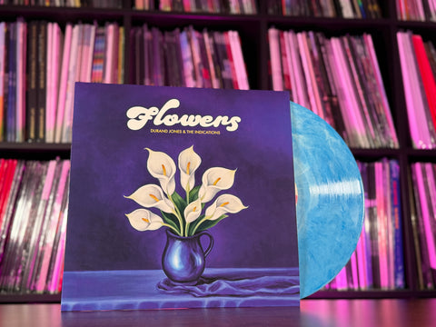 Durand Jones & the Indications - Flowers (SIGNED Blue Iceberg Splash Vinyl)