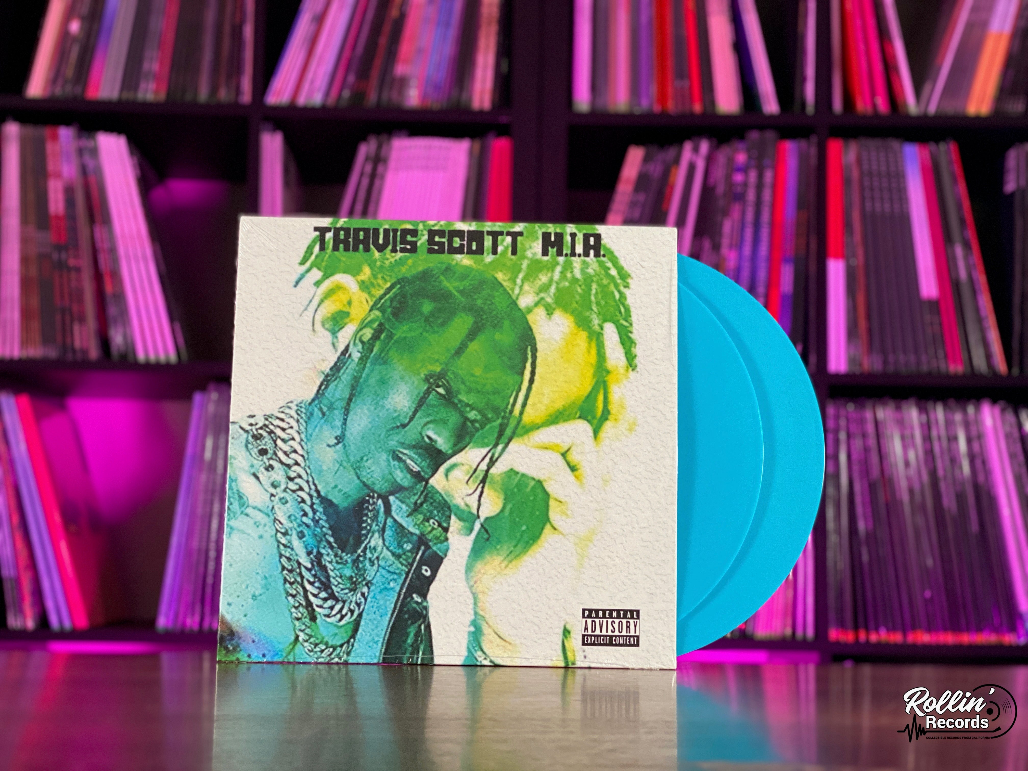 Travis Scott shops vinyl