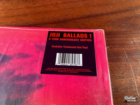 Joji -  Ballads 1 (5th Anniversary Red Vinyl)