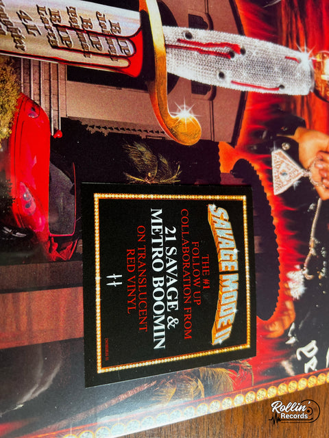 21 Savage & Metro Boomin - Savage Mode II (Translucent Red Vinyl)