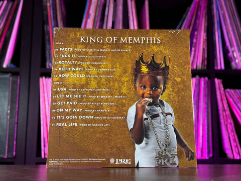 Young Dolph - King of Memphis (10 Year Anniversary Royal Blue & Gold Vinyl)