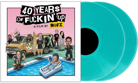 ** Pre-ORDER 10/02 ** NOFX - 40 Years of F***in' Up (Original Soundtrack) (Turquoise Vinyl)