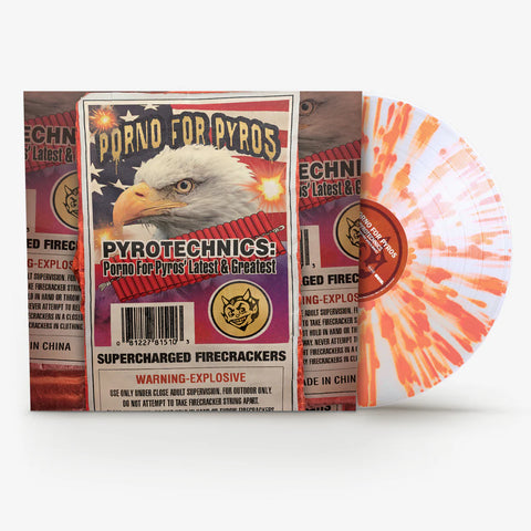 Porno For Pyros - Pyrotechnics: Porno For Pyros' Latest & Greatest (ROCKTOBER '24 Clear & Orange Splatter Vinyl)*