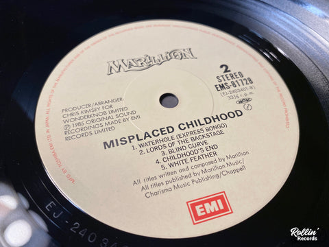 Marillion – Misplaced Childhood EMS-81728 Japan OBI
