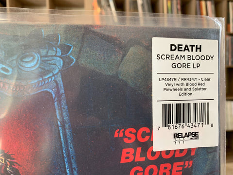 Death - Scream Bloody Gore Colored Vinyl