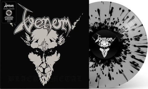 Venom - Black Metal (40th Anniversary Silver/Black Splatter)