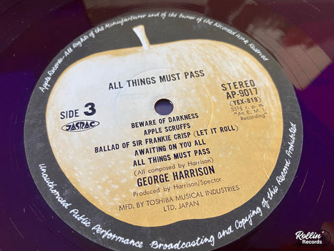 George Harrison - All Things Must Pass AP-9016C Japan Red