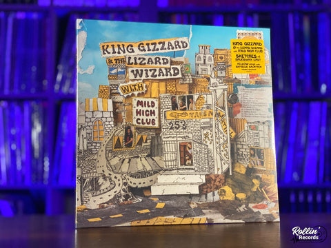 King Gizzard & The Lizard Wizard - Sketches of Brunswick East (Yellow w/ Blue Spatter)