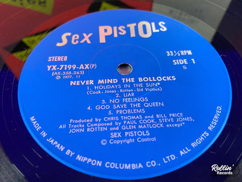 Sex Pistols - Never Mind The Bollocks Here's The Sex Pistols YX-7199 Japan OBI