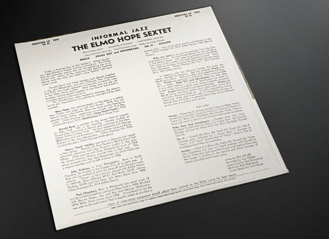 The Elmo Hope Sextet - Informal Jazz ERC