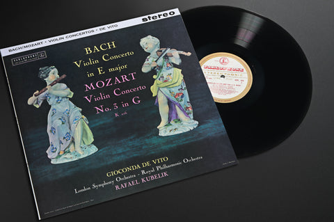 Bach, Mozart, Gioconda De Vito, London Symphony Orchestra, Kubelik – Violin Concertos ERC