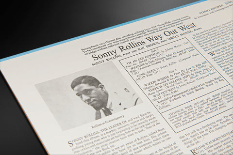 Sonny Rollins - Way Out West (Stereo) ERC053S