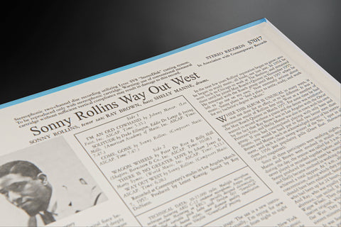 Sonny Rollins - Way Out West (Stereo) ERC053S