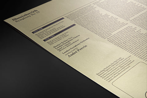 Andre Previn - Shostakovich Symphony No.13 “Babi Yar” ERC056