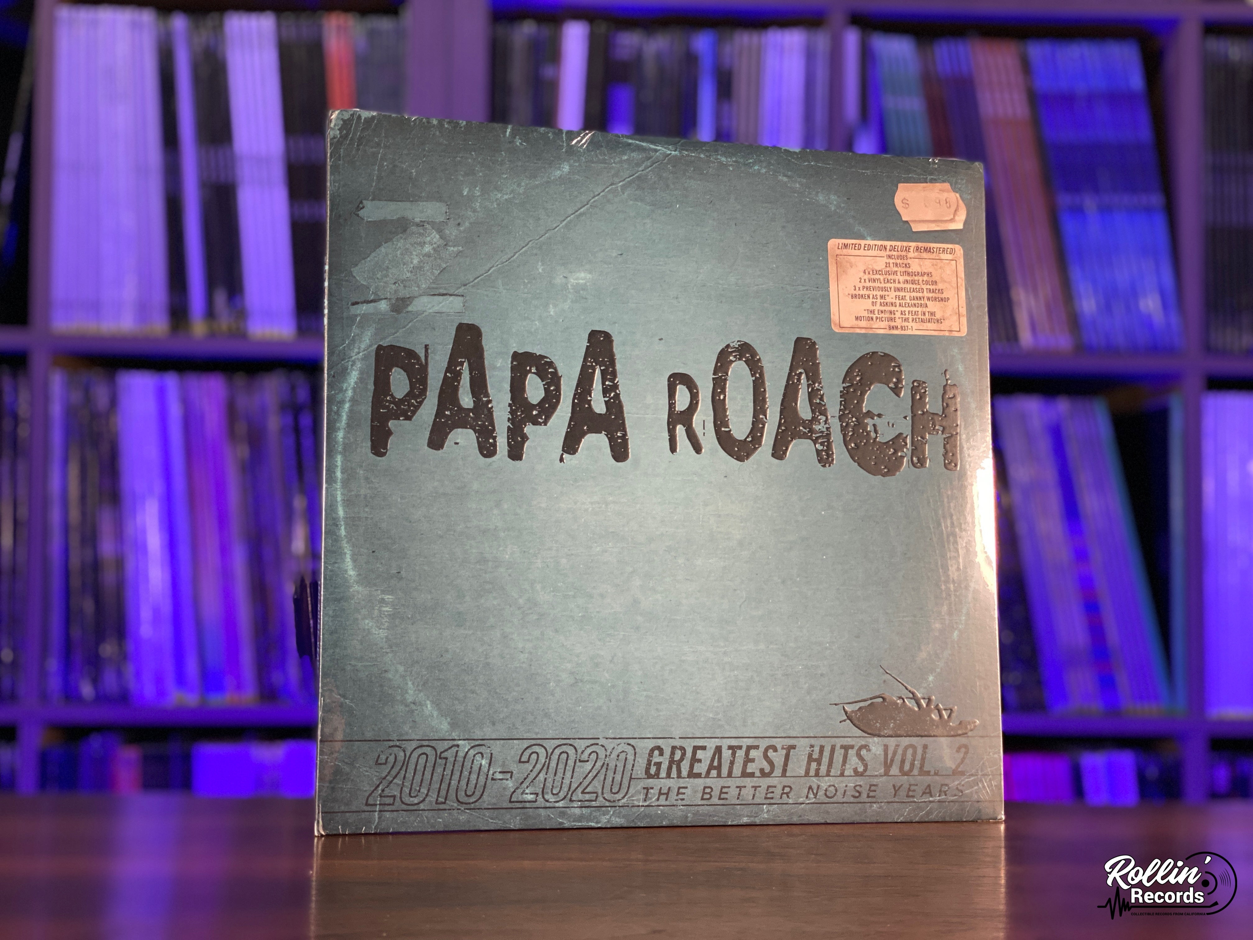 Papa Roach Signed 2010-2020 Greatest Hits Vol. 2 The Better Noise Clear online Vinyl LP