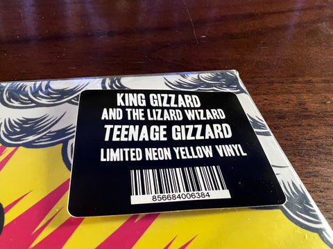 King Gizzard & The Lizard Wizard - Teenage Gizzard (Lenticular Panel)(Yellow Vinyl)