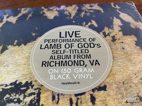 Lamb Of God - Lamb Of God: Live In Richmond, VA