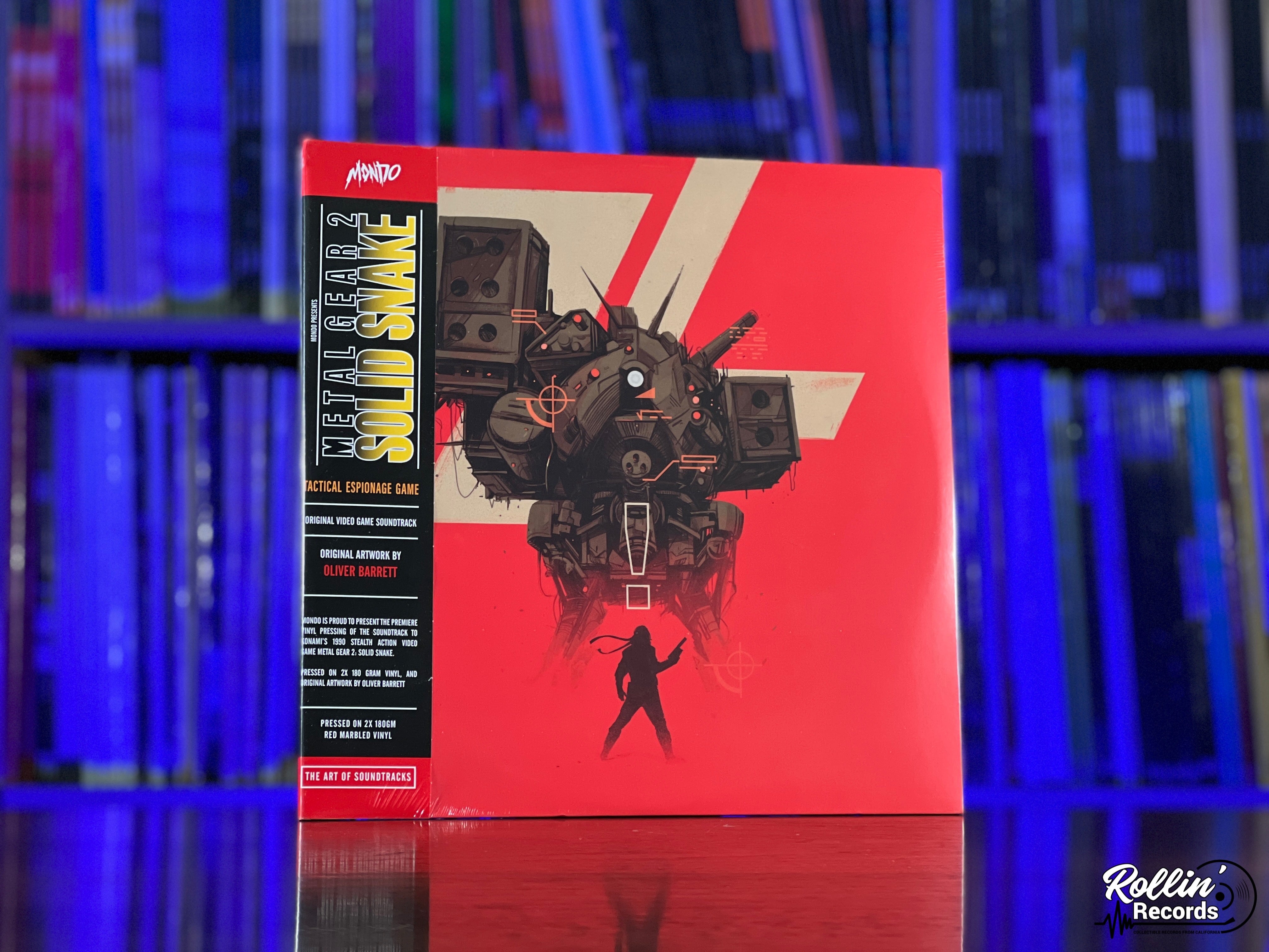 metal gear 2 solid snake 1990 Metal Gear 2: Solid Snake (Original Soundtrack) (Red Colored Vinyl) Mo – Rollin' Records