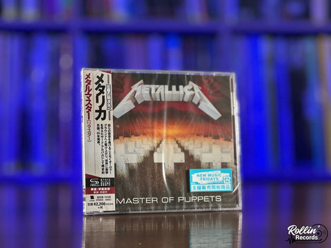 Metallica - Master Of Puppets Japan OBI SHM-CD