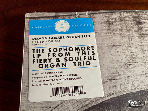 Delvon Lamarr Organ Trio - I Told You So